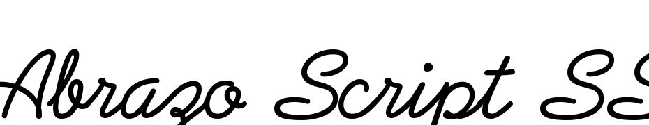 Abrazo Script SSi Normal Yazı tipi ücretsiz indir